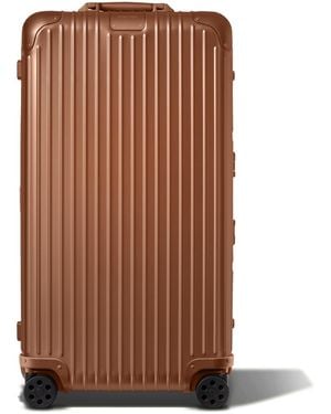 RIMOWA (リモワ) オリジナル トランク プラス スーツケース - ブラウン