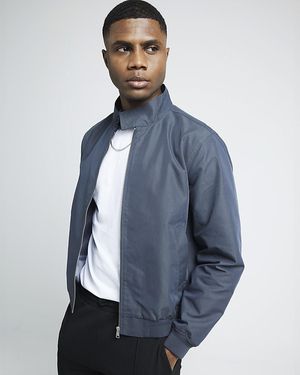 Blue harrington jacket sale