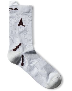 ROA Ryli Q-Skin Technical Crew Socks Soft Goods - White