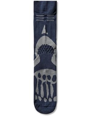 ROA X Mental Athletic Bones Mid Socks Underwear - Blue
