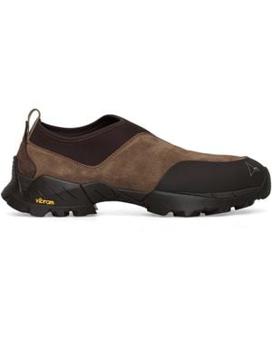 ROA Slip On Trainers - Brown