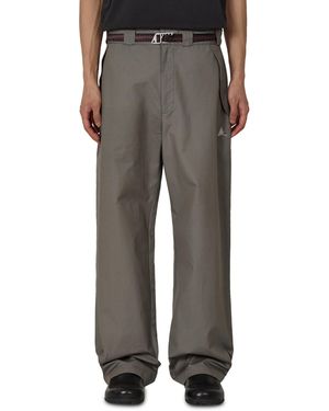 ROA Centipede Buckle Chino Pant Trousers - Grey