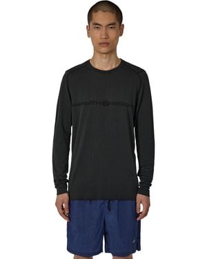 ROA Hivee Dryarn Lightweight Seamless Long Sleeve Sweatshirts - Black