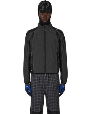 ROA Numb Pinstriped Hooded Wind Jacket Coats And Jackets - Black