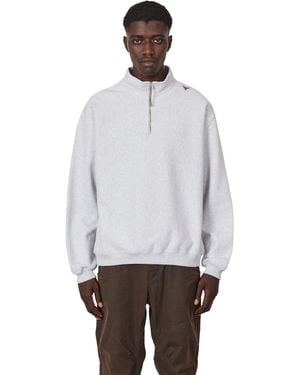 ROA Logo Half Zip Jumper Tops - White