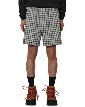 ROA Aair Floweave Printed Check Shorts Underwear - White