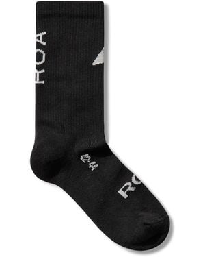 ROA Logo Biofil Socks Soft Goods - Black