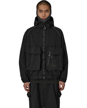 ROA X And Wander Nylon Hooded Jacket Coats And Jackets - Black