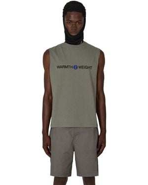 ROA Warmth Sleeveless Tee T-Shirts - Brown