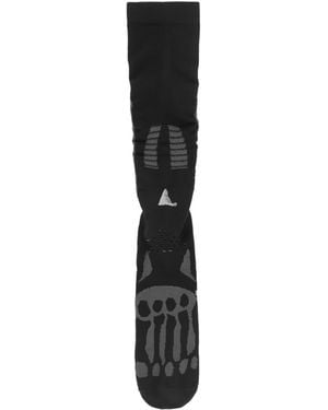 ROA Bones Logo Q Skin Technical Socks Underwear - Black
