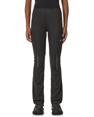ROA Tenna Compression Flared Leggings Bottoms - Black