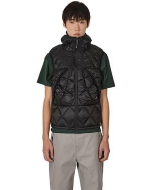 ROA Nuna 800 Fill Power Hooded Down Vest Jackets - Black