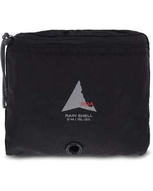 ROA Ici Packable Waterproof Rain Shell Bags And Backpacks - Black