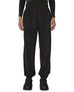 ROA Drowi Polar Fleece Joggers Bottoms - Black