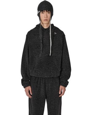ROA Drowi Polar Fleece Hoodie Tops - Black