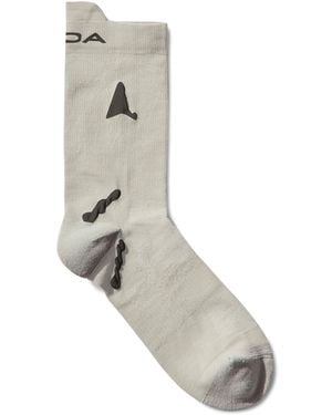 ROA Ryli Q Skin Technical Crew Socks Underwear - White