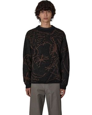 ROA Ryli Cotton Knit Crewneck Knitwears - Black
