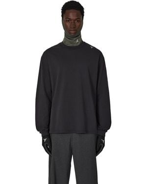 ROA Logo Long Sleeve T-Shirts - Black