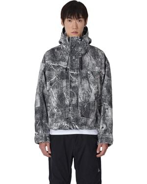 ROA X Wrangler Denim Hooded Jacket Coats And Jackets - Grey