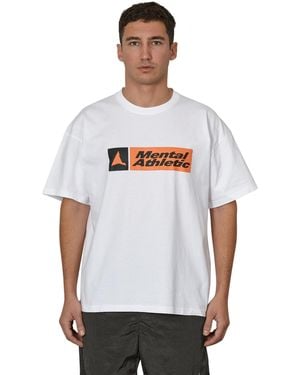 ROA X Mental Athletic Logo T-Shirt T-Shirts - White