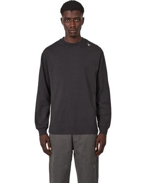 ROA Logo Long Sleeve Tops - Black