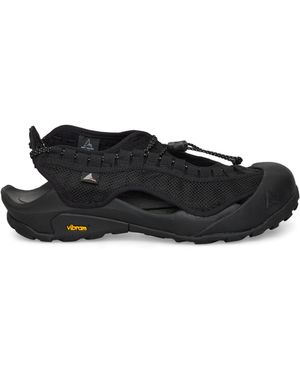 ROA Arpy Weaved Sandals And Slides - Black