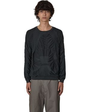 ROA Wama 3D Seamless Long Sleeve Sweatshirts - Black