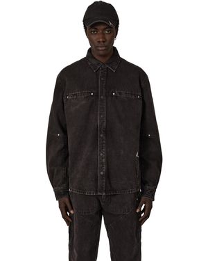 ROA X Wrangler Lona Denim Shirt Shirts - Black