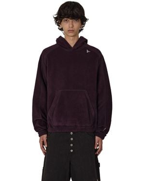 ROA Drowi Polartec 100 Series Fleece Hoodie Sweatshirts - Blue