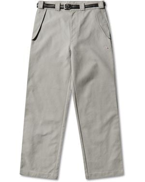 ROA Centipede Buckle Chino Pants Bottoms - Gray