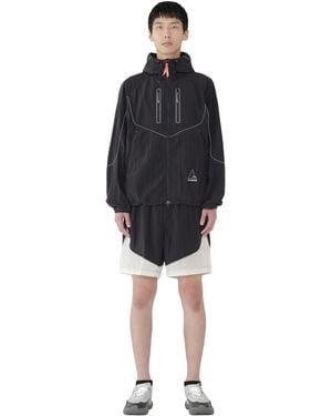 ROA X And Wander Ripstop Wind Short Pant Shorts - Black