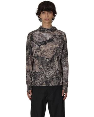 ROA Lio Upf Plus 50 Baselayer Long Sleeve Hoodie T-Shirts - Gray
