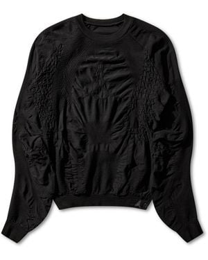 ROA Wama Merino 3D Seamless Long Sleeve Tops - Black