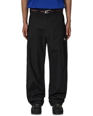 ROA Centipede Buckle Chino Pant Trousers - Black