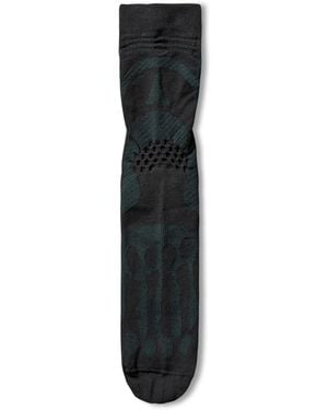ROA Bones Logo Q-Skin Technical Crew Socks Soft Goods - Black
