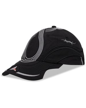 ROA X Eightlines Pursuit 6 Panel Cap Hats - Black