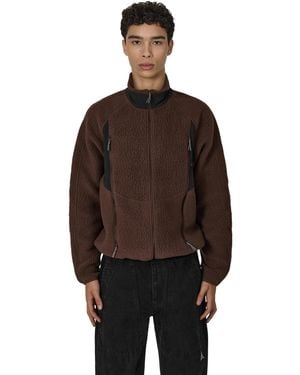 ROA Polartec Fleece Jacket Coats And Jackets - Brown
