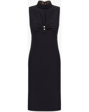 Roberto Cavalli Rc Logo Dress - Black