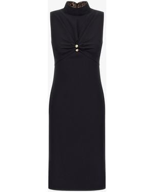 Roberto Cavalli Rc Logo Dress - Black