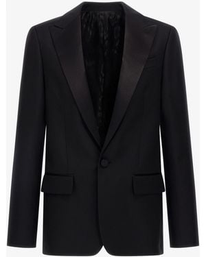 Roberto Cavalli Single Breasted Jacket - Black