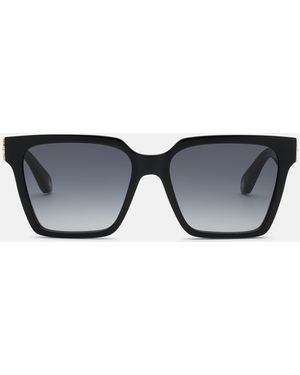 Roberto Cavalli Gafas De Sol Femeninas Con Frente Ancho - Azul