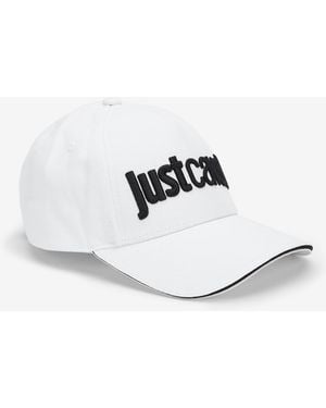Roberto Cavalli Justcavalli Logo Baseball Cap - White