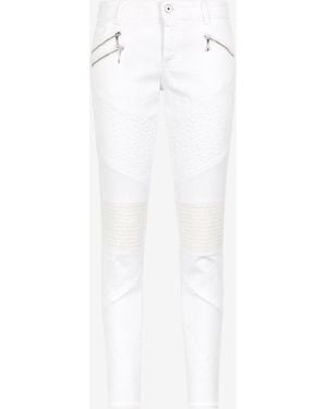 Roberto Cavalli Just Cavalli Panelled Straight-Leg Jeans - White