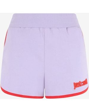 Roberto Cavalli Shorts - Purple