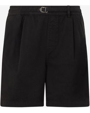 Roberto Cavalli Cotton Bermuda Shorts - Black