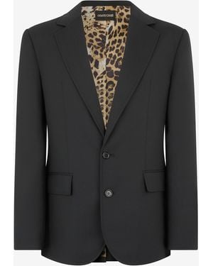 Roberto Cavalli Virgin Wool Jacket - Black