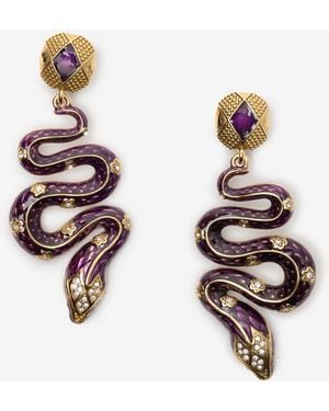 Roberto Cavalli Serpentine Earrings - Multicolor