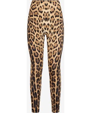 Roberto Cavalli Jaguar Print Leggings - Multicolour