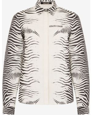 Roberto Cavalli Zebra Print Shirt - Multicolor