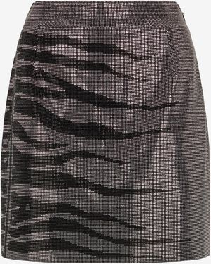 Roberto Cavalli Tigress Miniskirt - Grey